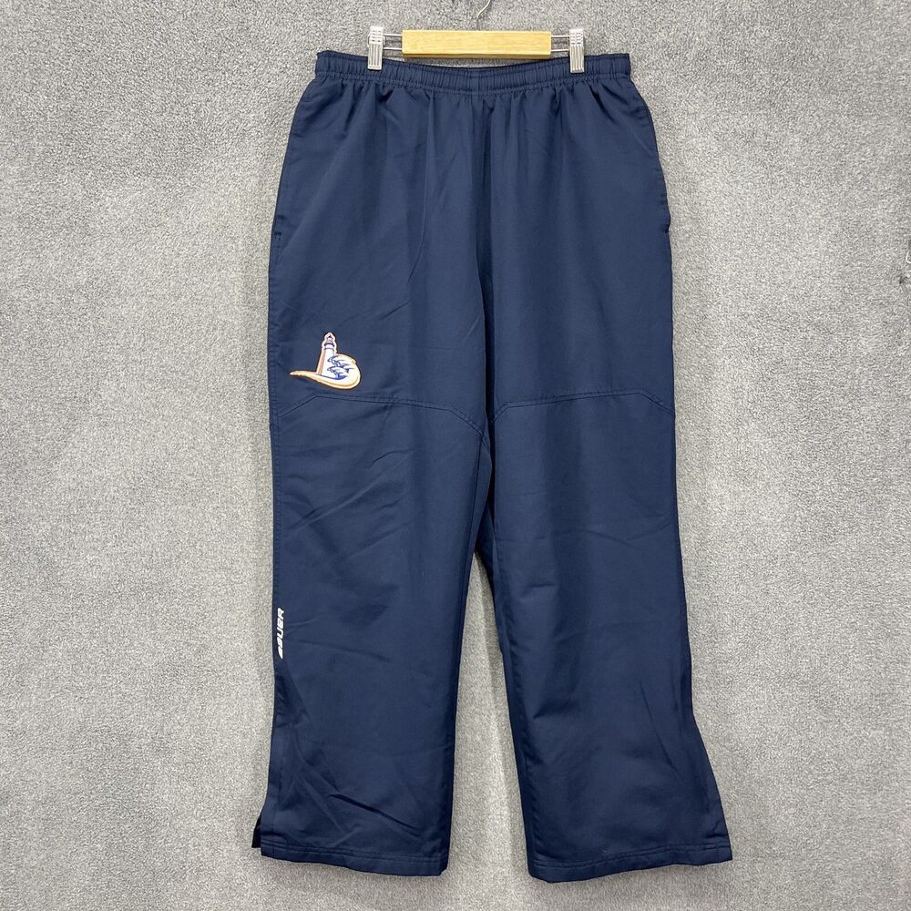 Bauer‎ Team Youth Large Blue Drawstring Elastic Waist Hockey Snow Pants